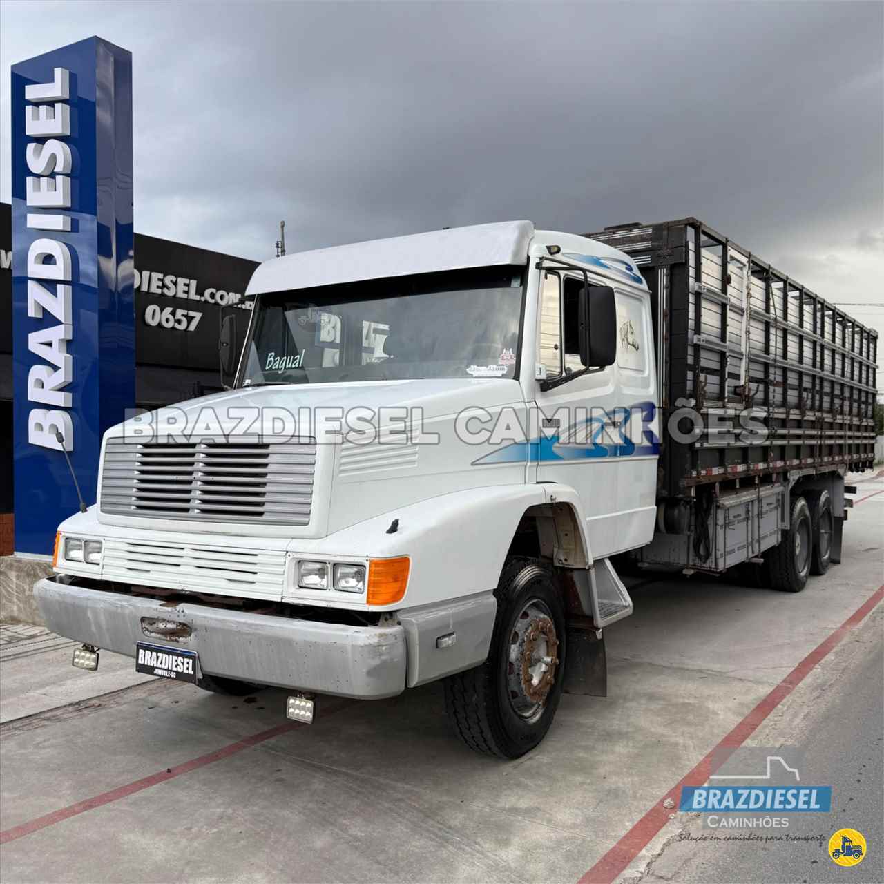 CAMINHAO MERCEDES-BENZ MB 1630 Boiadeiro Truck 6x2 Brazdiesel Caminhões JOINVILLE SANTA CATARINA SC